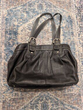 Coach | Bags | Coach Leather Gemma Deep Blue Forest Green  display picture 1